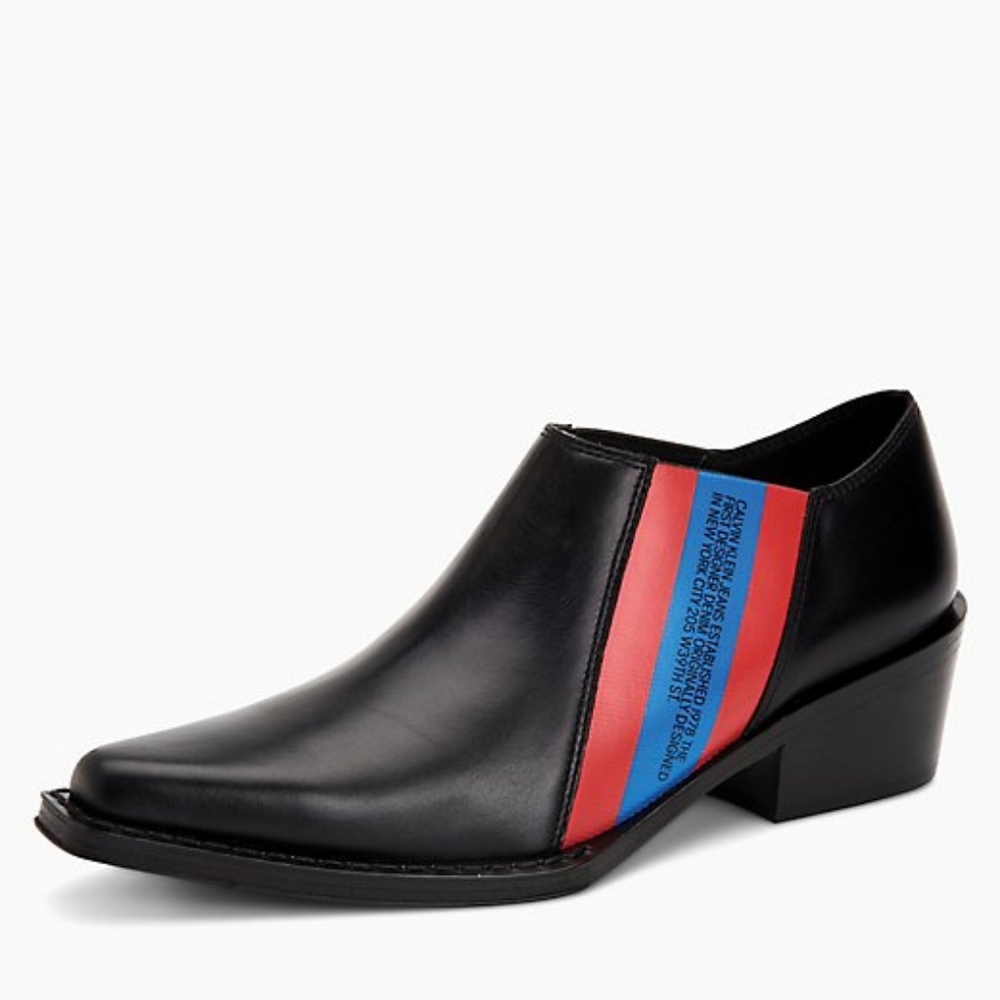 Calvin Klein Leather Booties